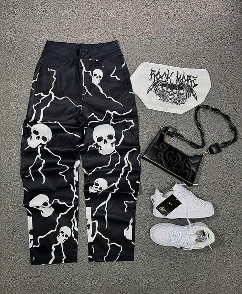 Girl top and down and all