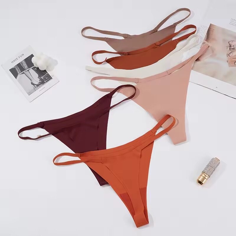6 pieces of invisible g-string panties