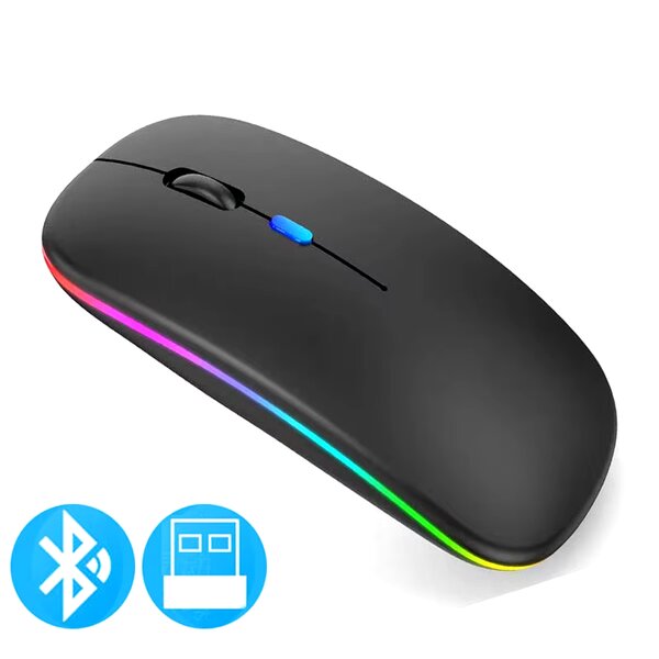 Souris sans fil Bluetooth RVB