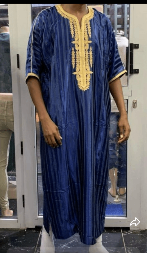 Caftan Homme Bleu élégante