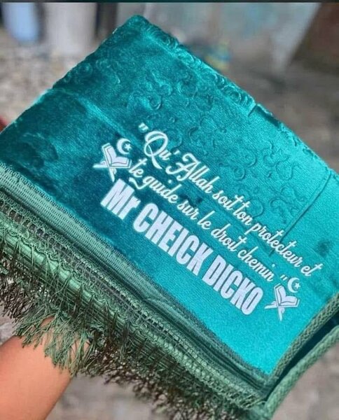 Tapis de prière personnalisé