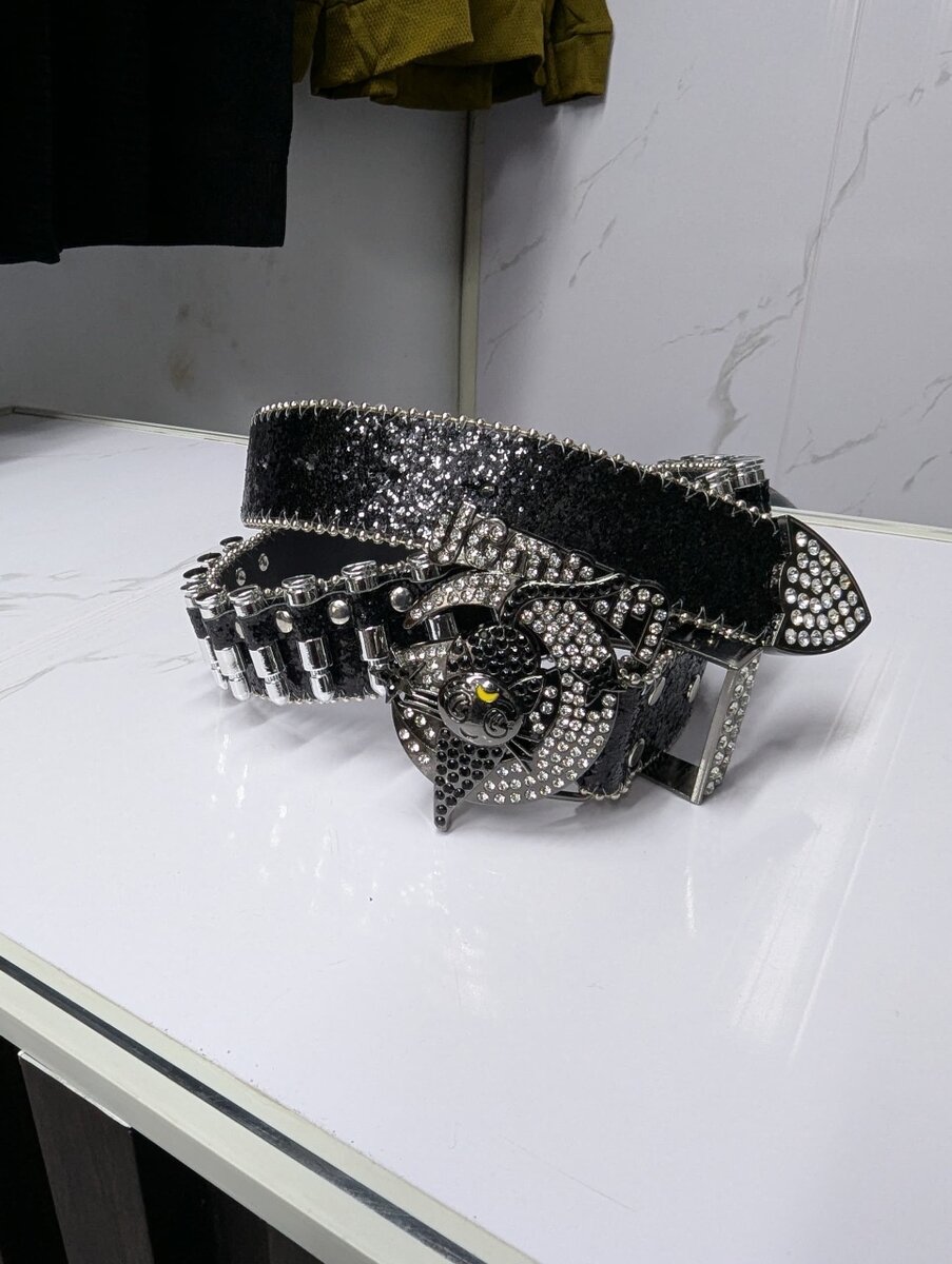 Ceinture Strass Glamour Punk