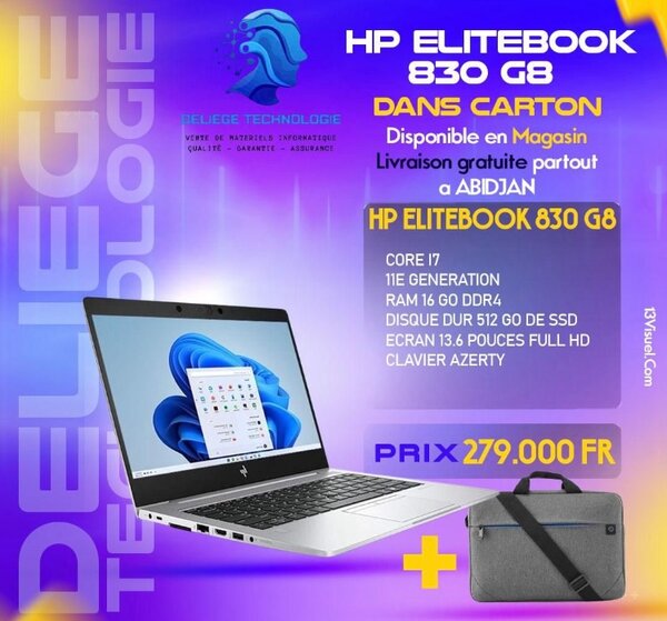 HP EliteBook 830 G8 Puissant