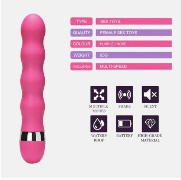 Vibromasseur Silicone Multi-Vitesse
