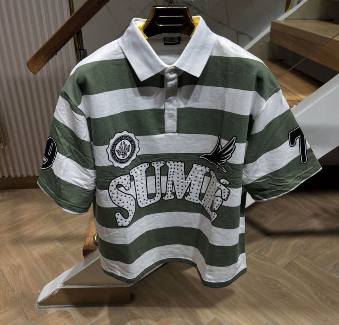 Polo rayé homme Sumi