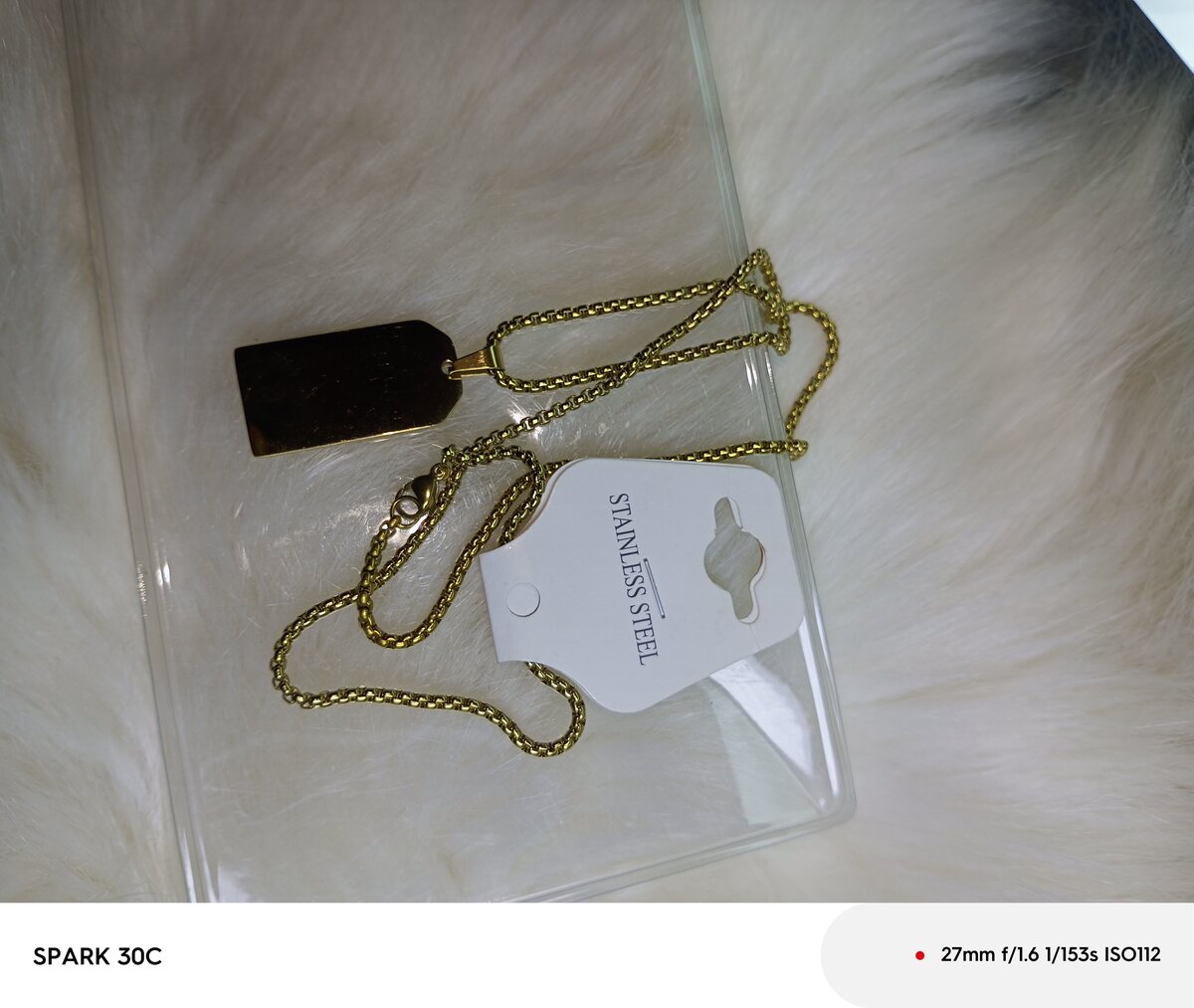 Collier Pendentif Acier Inoxydable