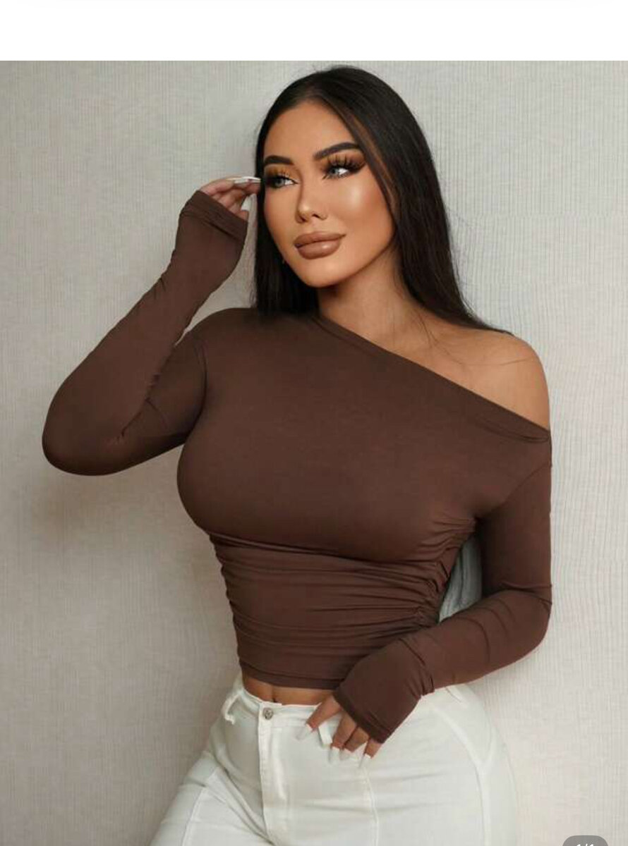 Top asymétrique féminin