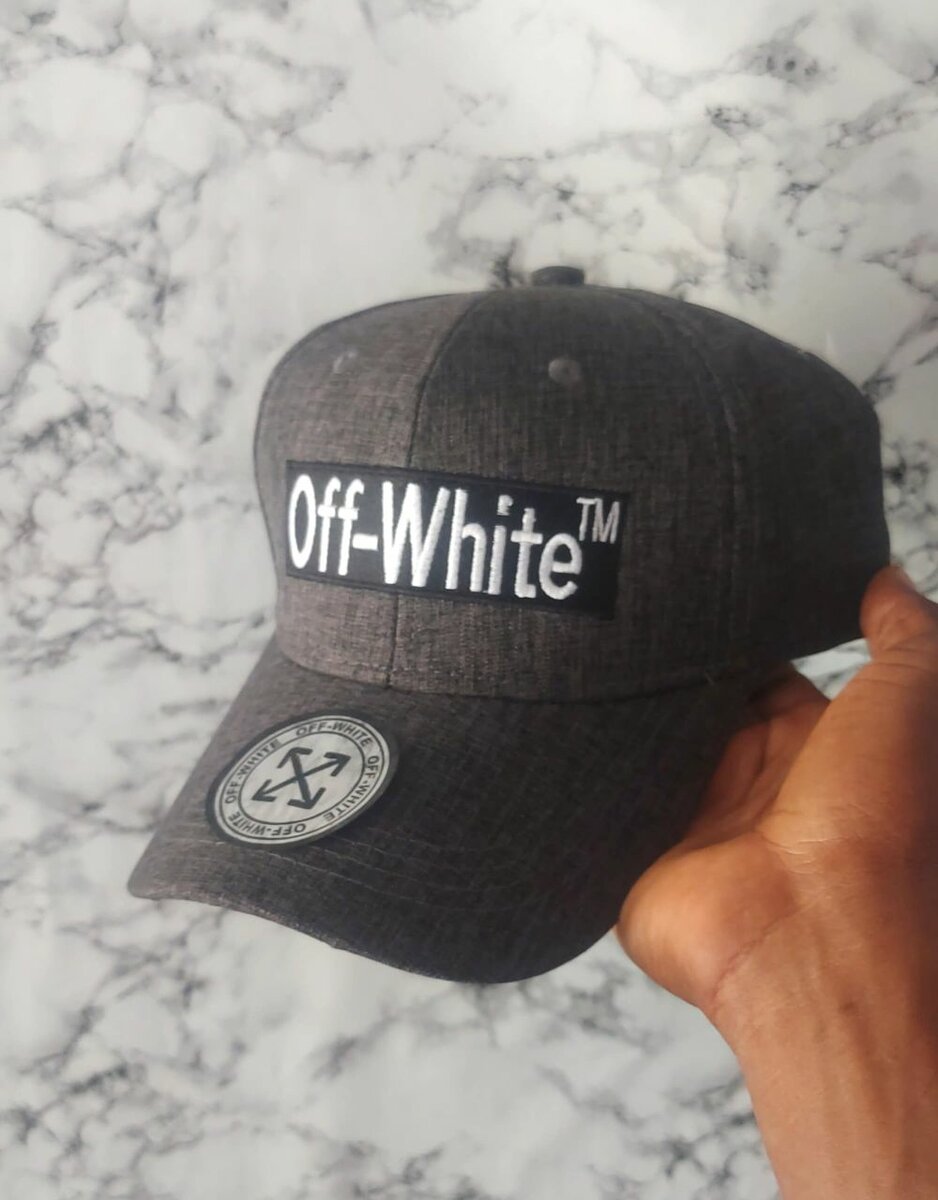 Casquette Off-White grise