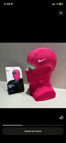 Cagoule Thermique Nike Rose