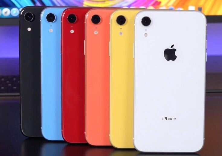 iPhone XR en couleurs