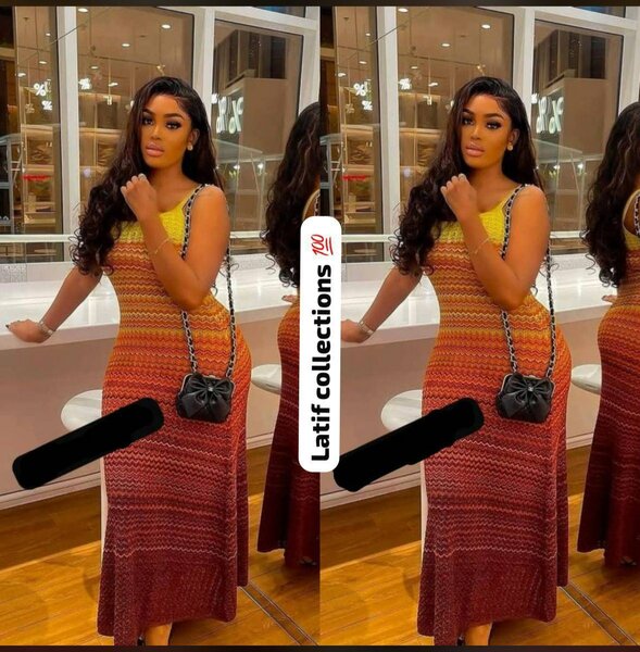 Robe d'été multicolore