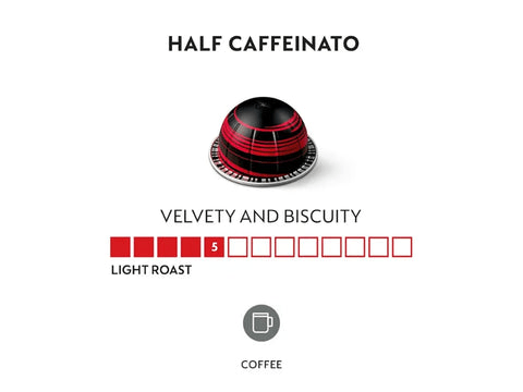 Capsule Nespresso Vertuo Half Caffeinato