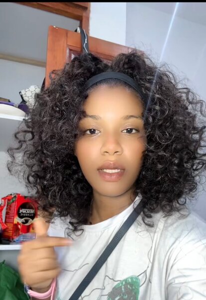 Perruque Bouclée Naturelle