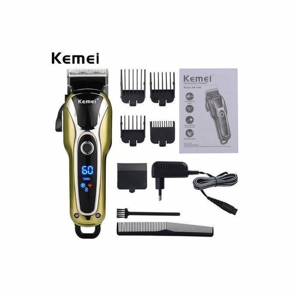 Kemei Tondeuse Electrique Rechargeable KM-1990