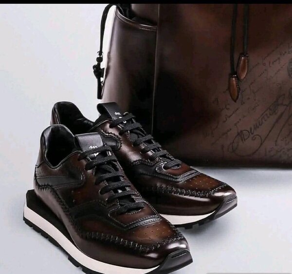 Sneakers en cuir élégants
