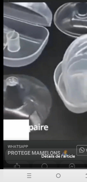 Protège-mamelons en silicone