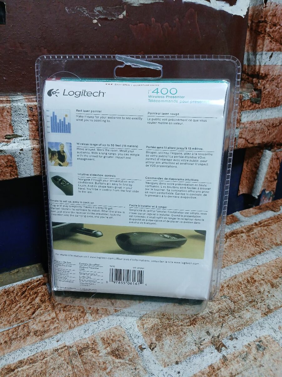 Pointeur de présentation logitech r400