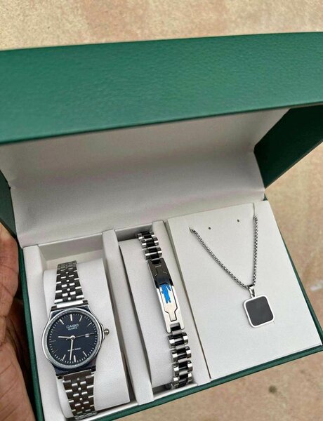 Ensemble Montre et Bijoux pour Homme Luxe