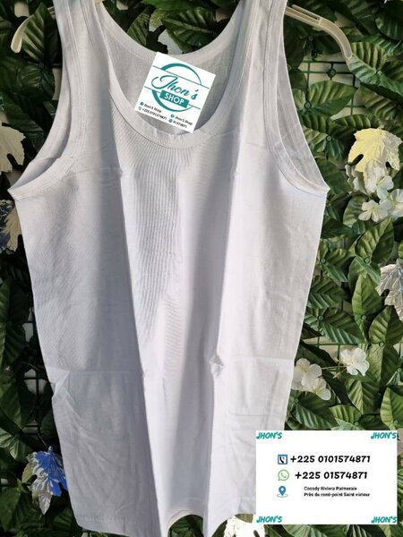 Lot de 3 Débardeur Coton Homme