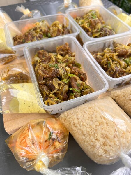 Mouton sauté attieke