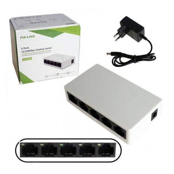 Switch PixLink 5 ports