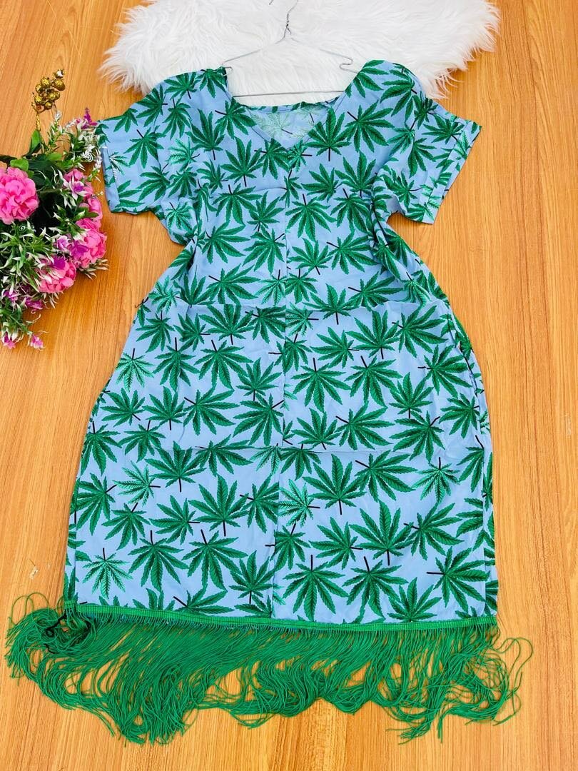 Short bubu with fringes