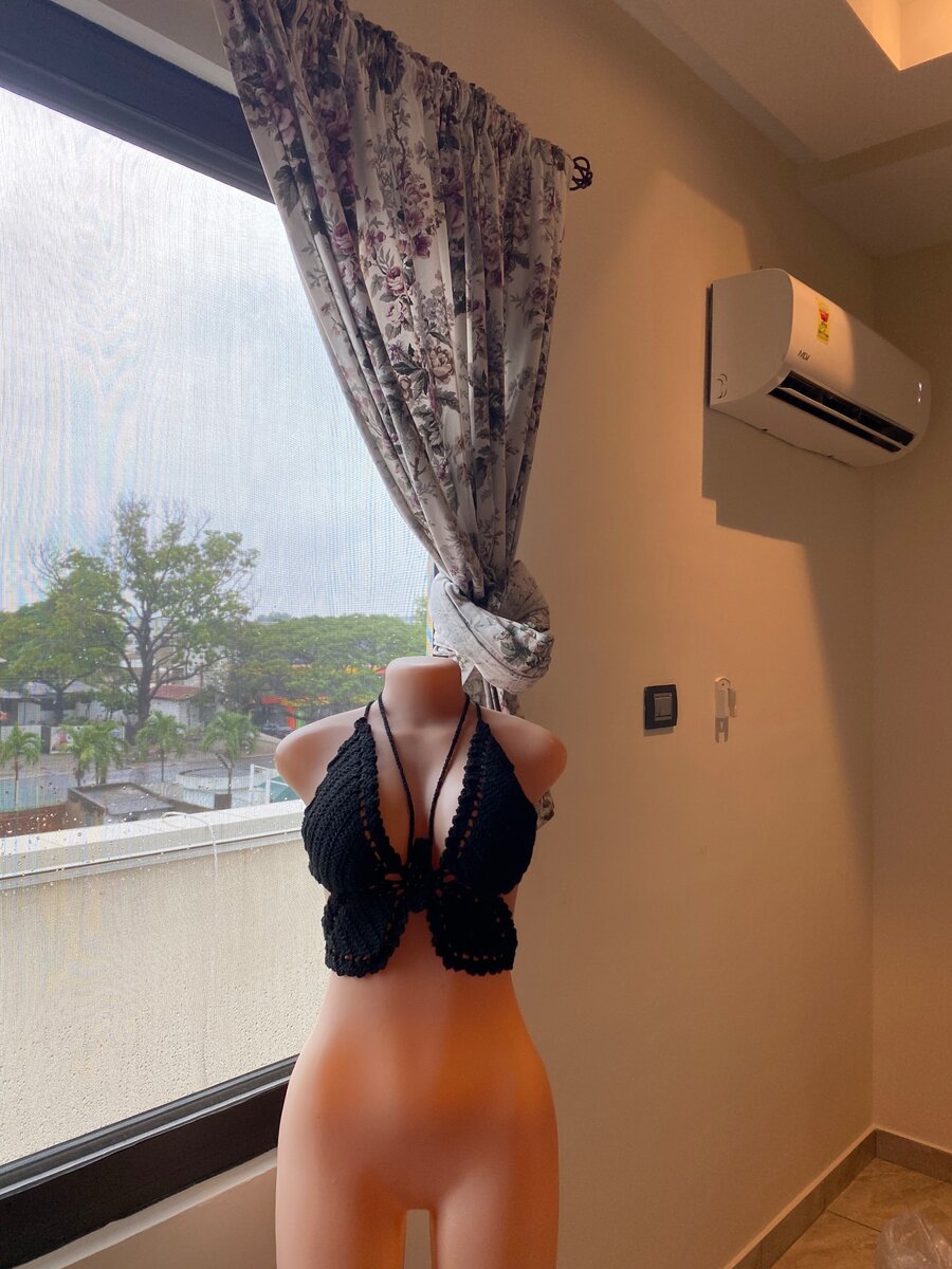 Butterfly top, crochet tops