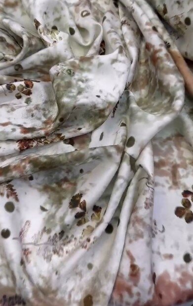 Купра штапель с эксклюзивной расцветкой