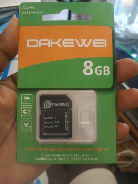 Carte Mémoire 8GB Dakewei