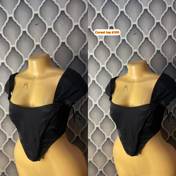 Beautiful thrifted corset tops and tops 