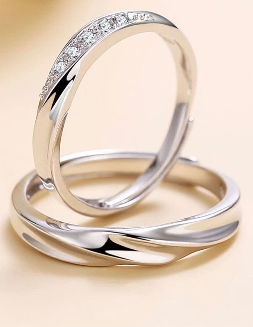 Ensemble bague pour couple