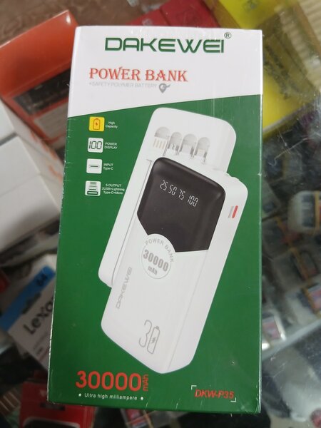Power Bank 30000mAh Dakewei