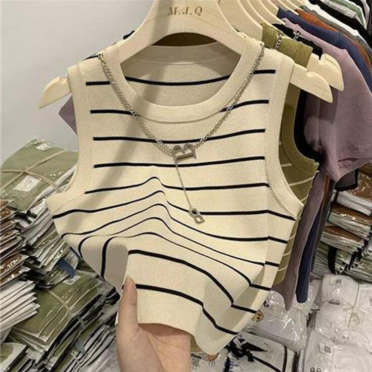 Débardeur rayé élégant