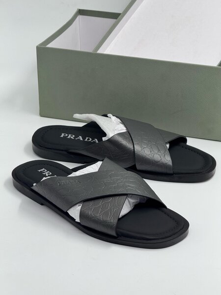 Men Leather Slippers