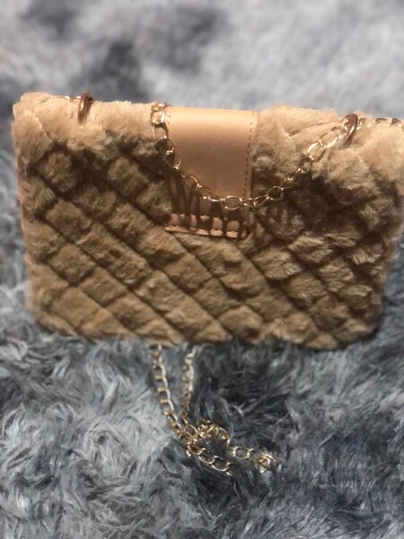 Ladies fluffy handbag