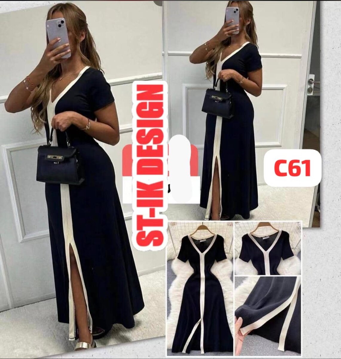 Robe longue élégante femme