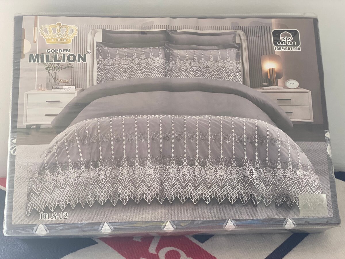 Draps de lit avec 4 taies