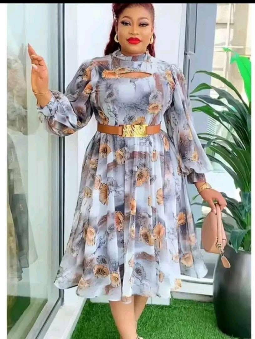 Floral dress and black dress