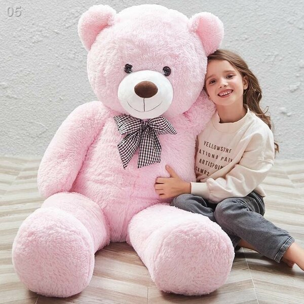 Giant Teddy Bear Plush Toy with Scarf - Large Stuffed Animal