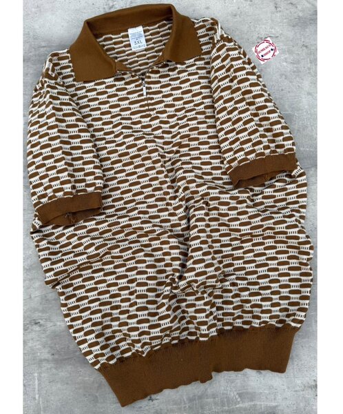 T-shirt en maille rétro homme