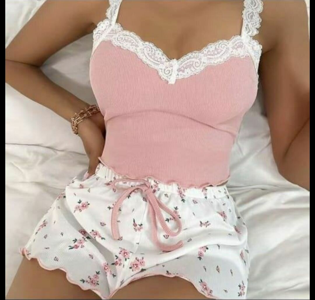 Pyjama en Dentelle Femme Élegant