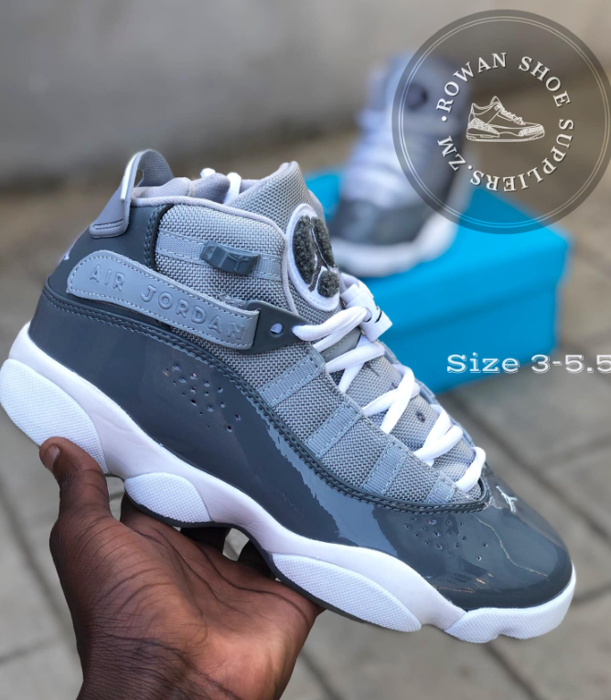 Men's Air Jordan 6 sneakers, Men's Air Jordan 6 sneakers, grey and white