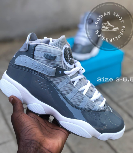 Men's Air Jordan 6 sneakers, Men's Air Jordan 6 sneakers, grey and white