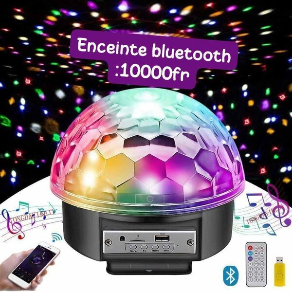 Enceinte Bluetooth Disco LED