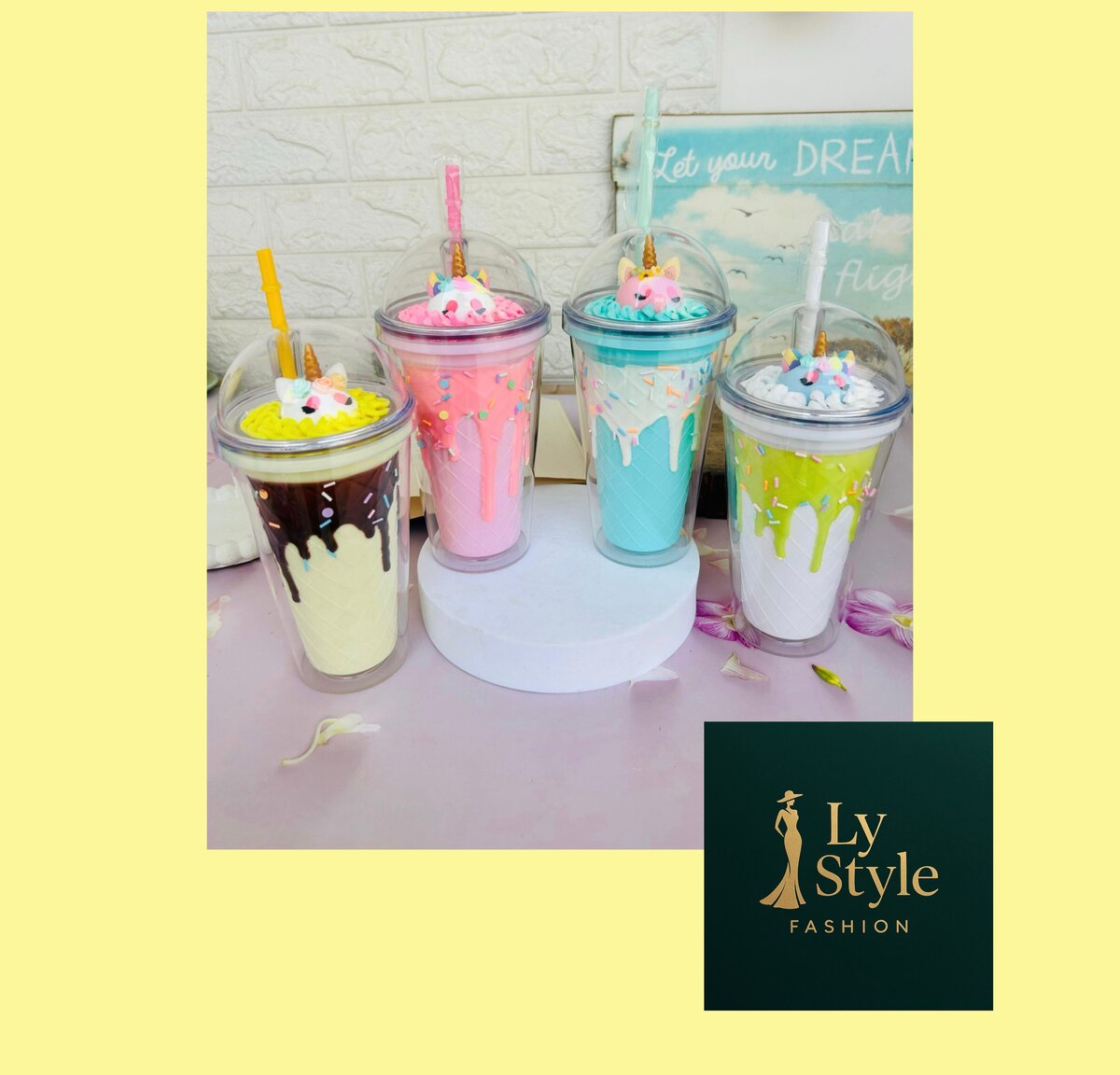 Gobelet fantasie licorne