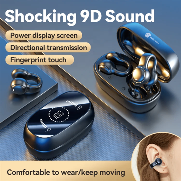 Écouteurs Bluetooth 9D Shockwave