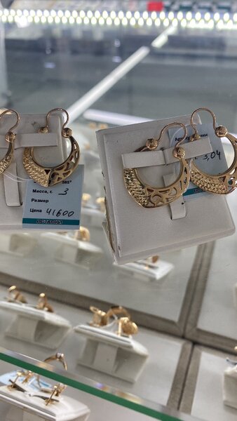 Для бабушек серьги российские