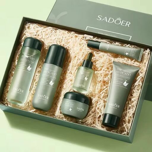 Avocado 6 piece skin care set