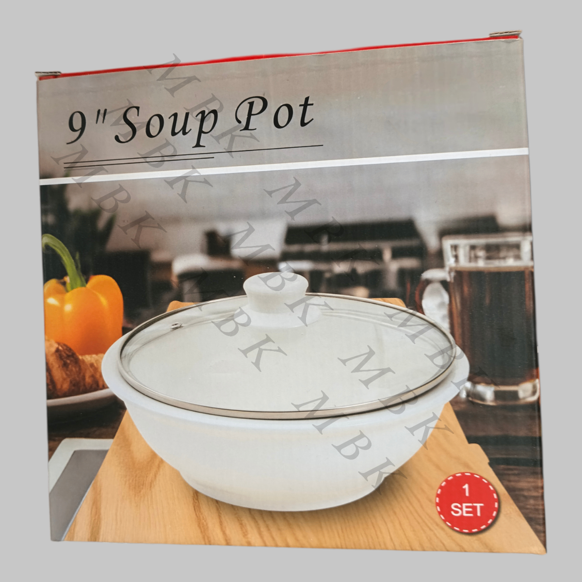 Casserole 9 pouces avec couvercle