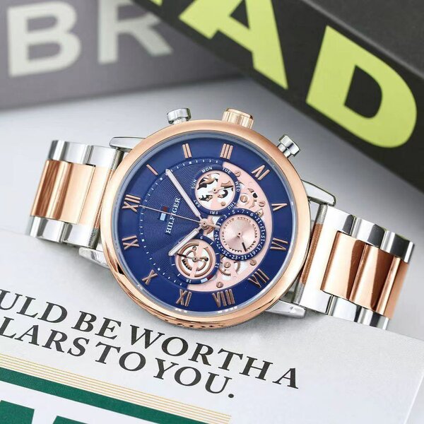 Montre de qualité TOMMY HILFIGER pour grands Hommes